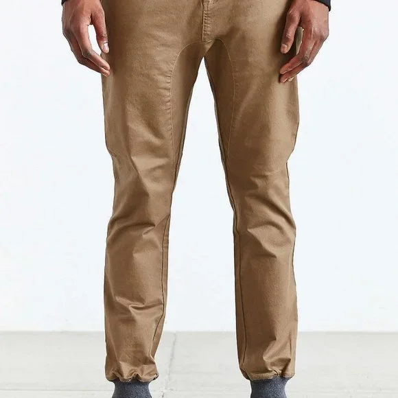 Zanerobe Pants Zanerobe Dynamo Chino Jogger Pant Khaki Grey